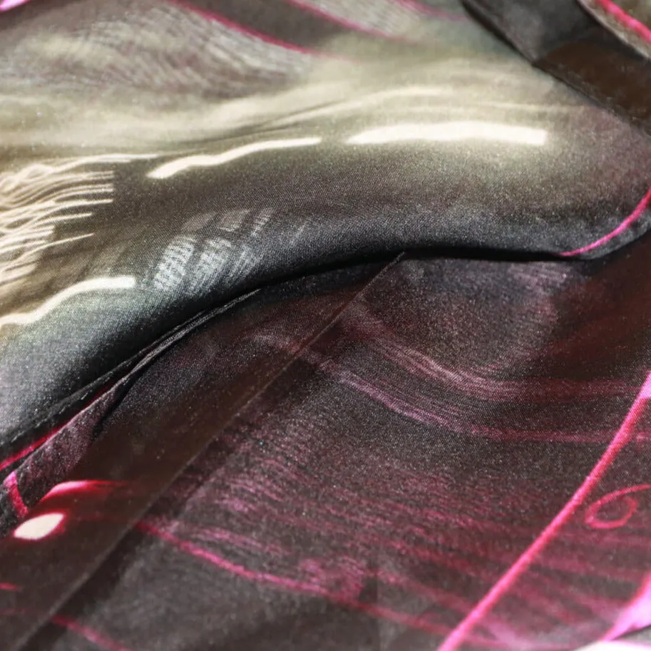 [ LIMITED EDITION ] Silk Chiffon Scarf "Paris' Impression 16" 90x90cm