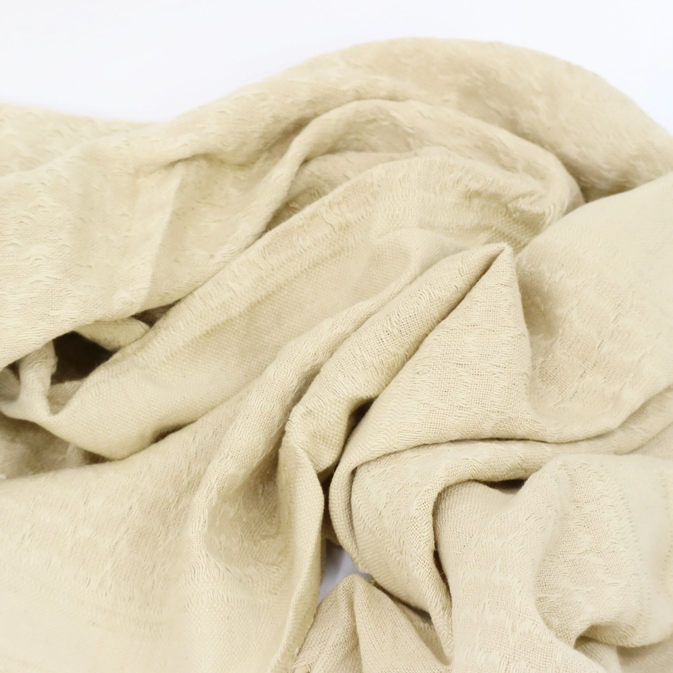 純米白色輕巧沙漠圍巾/中東巾 Solid Lightweight Shemagh Desert Scarf (Tan)