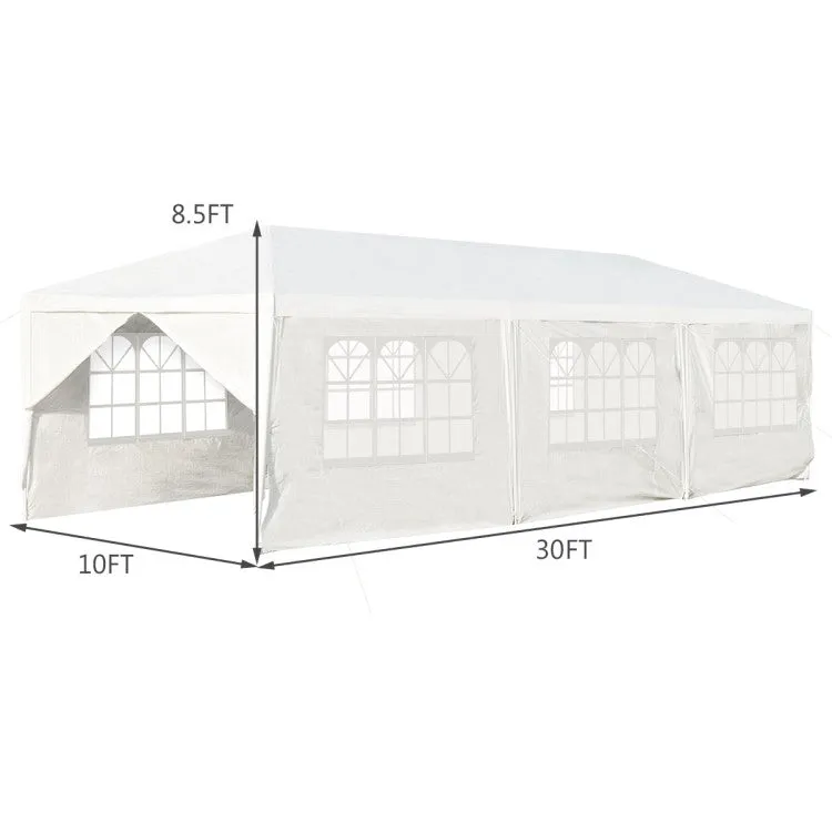 10' x 30' Outdoor Canopy Tent with Side walls