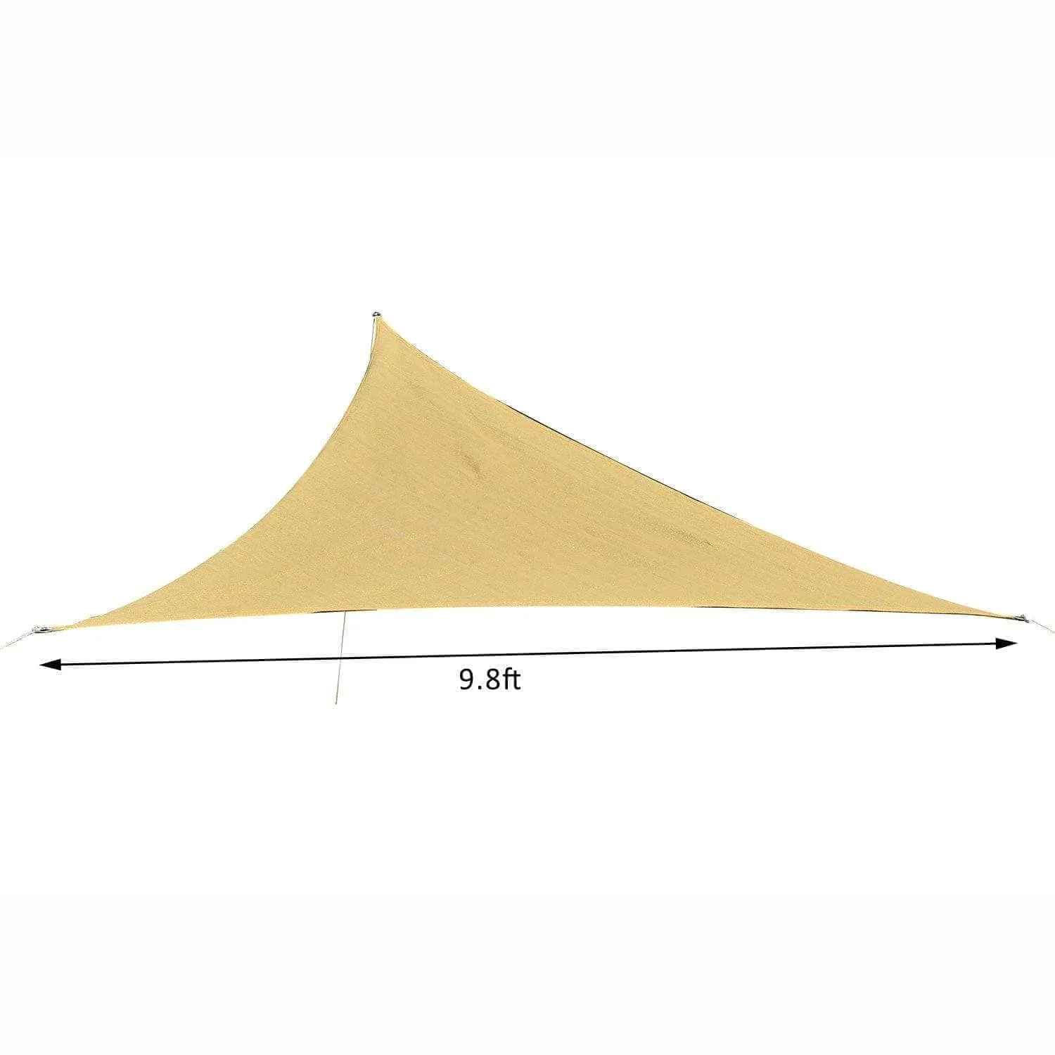 10ft Triangle Canopy Sun Shade Sail Canopy with Carrying Bag - Available in 4 Colours