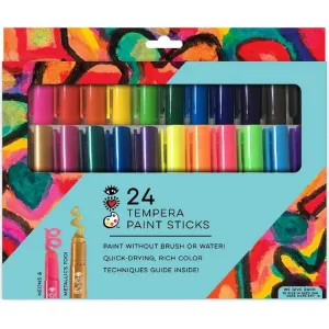 24 Tempera Paint Sticks