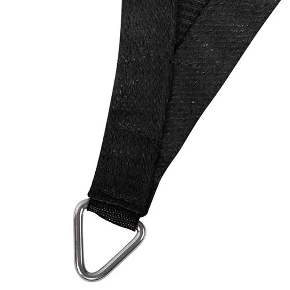 280GSM Shadecloth Canopy Shade Sail Shade Cloth Rectangle Black 6 x 7m