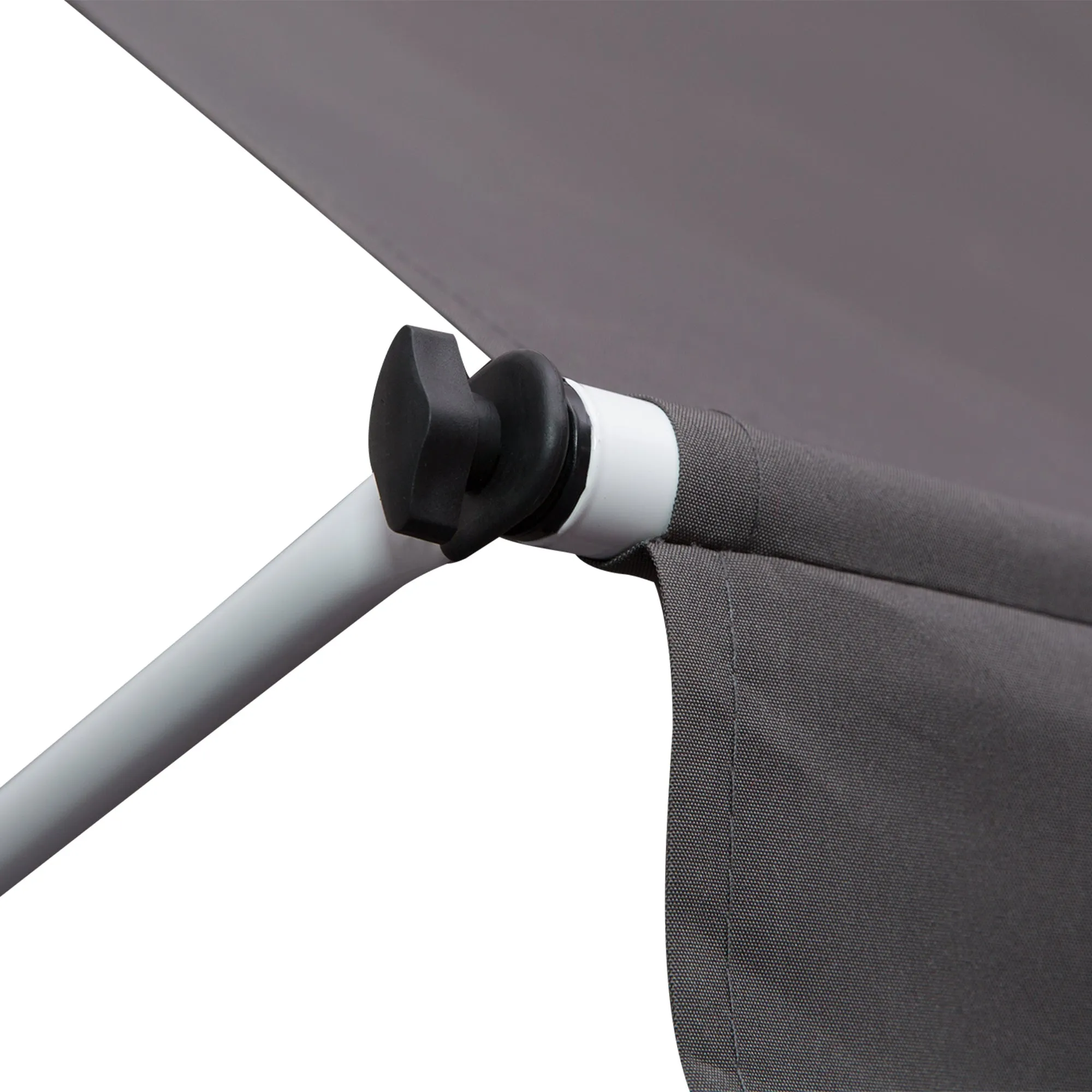 3x1.5m Adjustable Outdoor Aluminium Frame Awning Grey