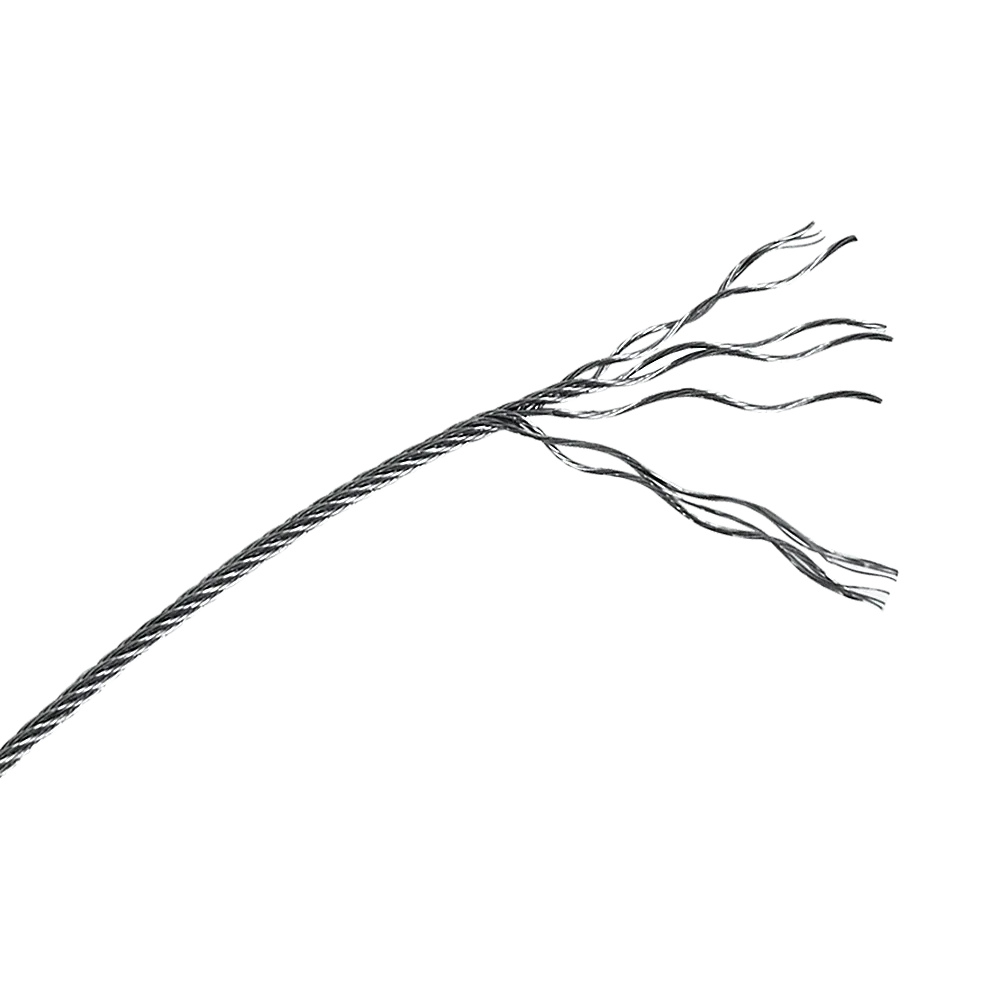 50M 4mm 316 Marine Grade Stainless Steel Wire Rope Cable