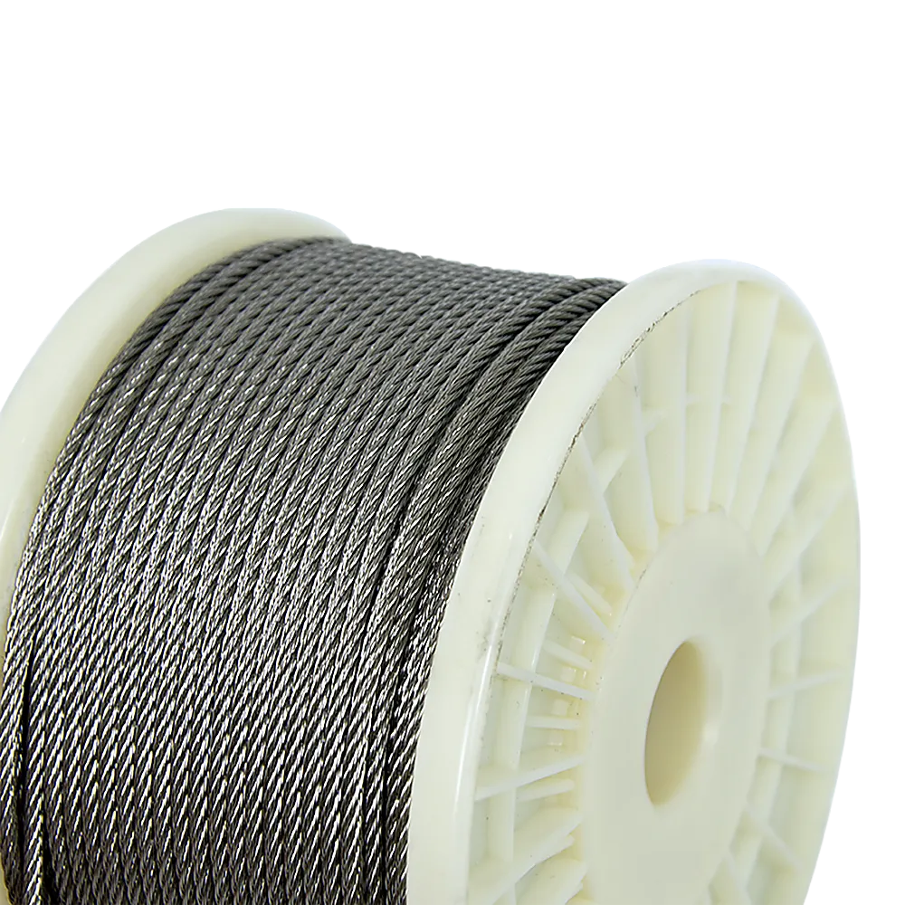 50M 4mm 316 Marine Grade Stainless Steel Wire Rope Cable