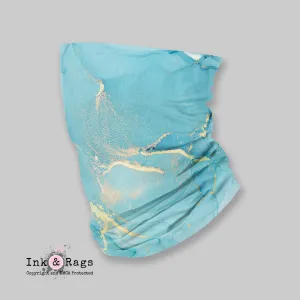 ADULT Mask Cover Up - Turquoise Oil