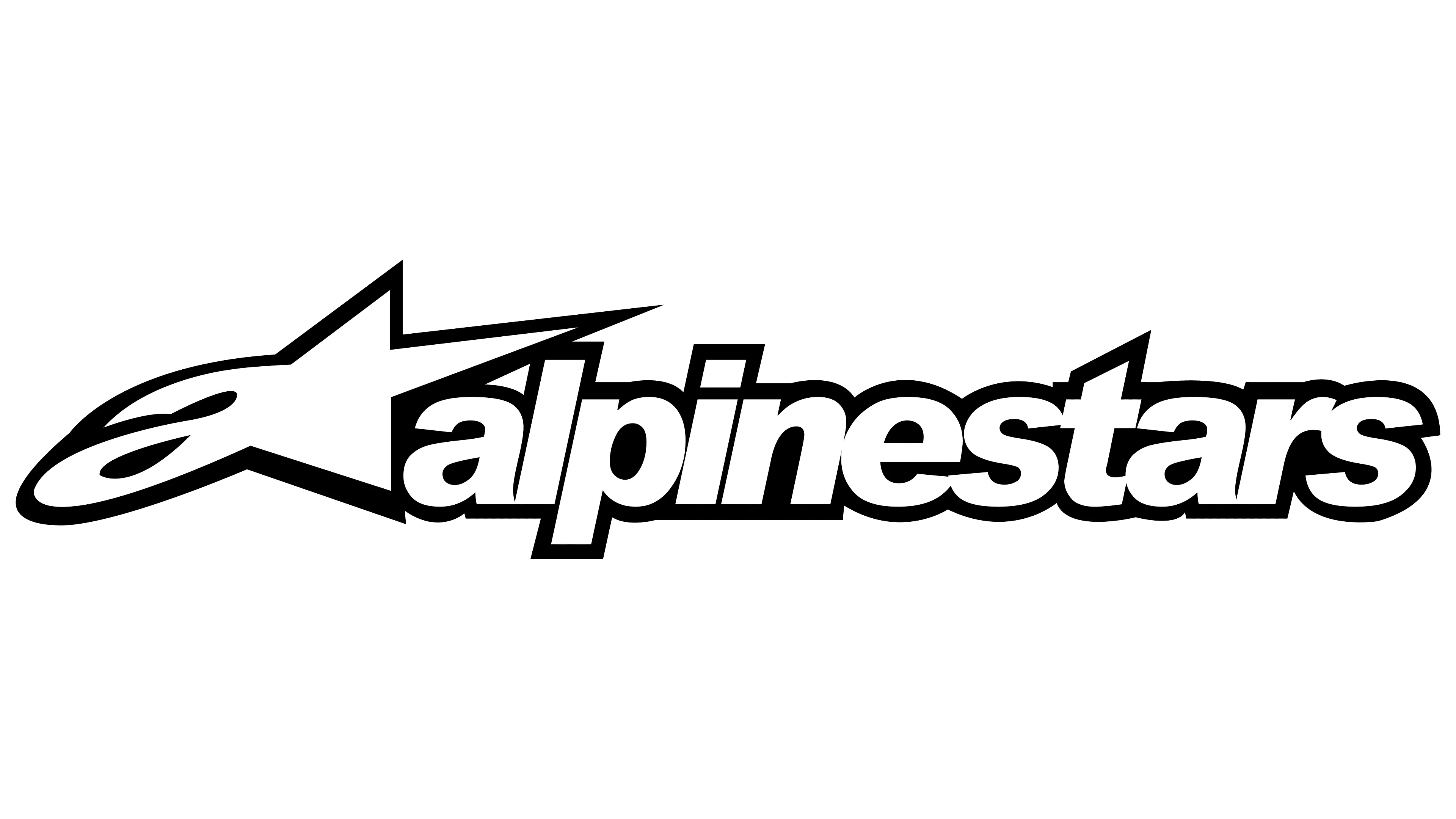 Alpinestars Linear Neck Tube - Black/White