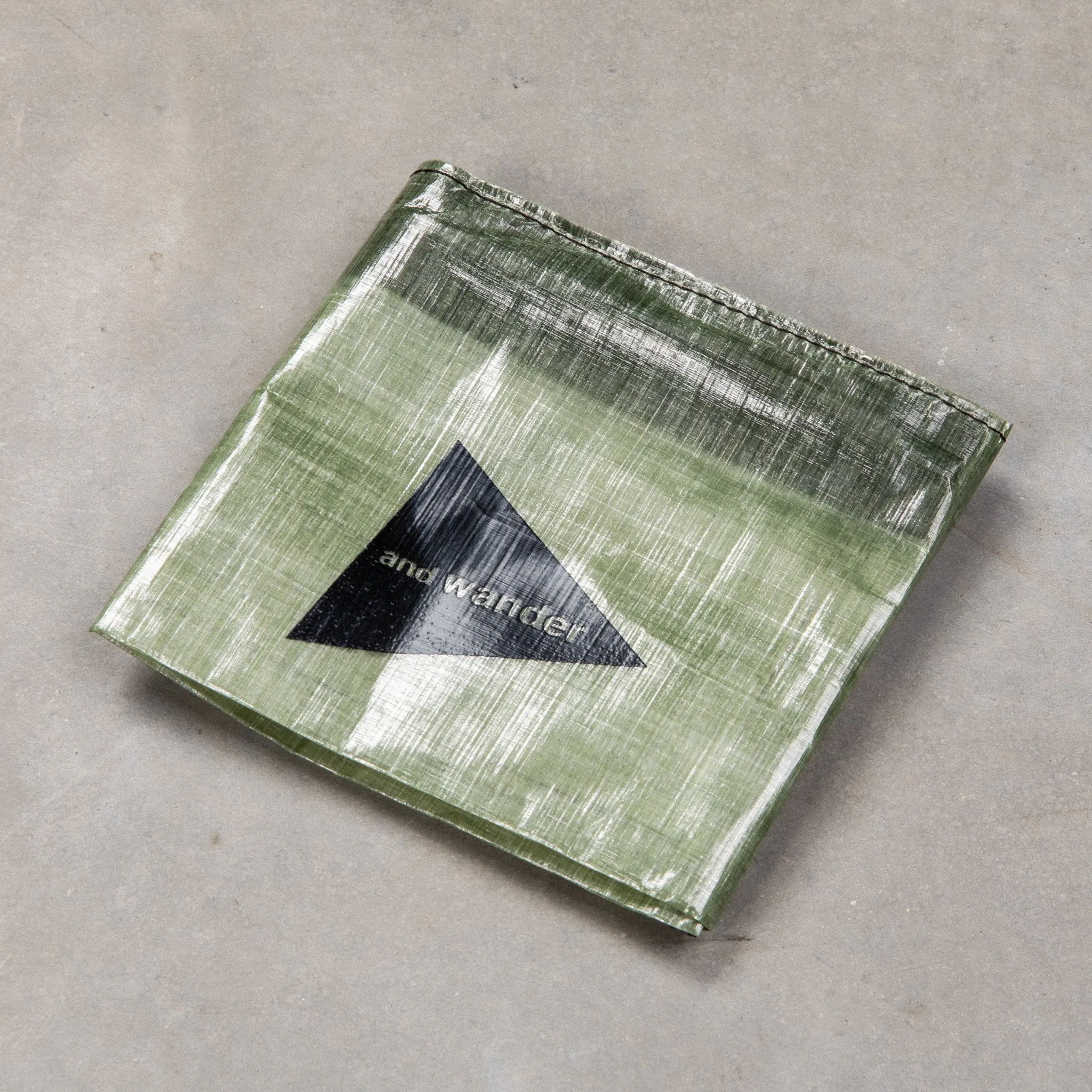 And Wander Dyneema Wallet Green