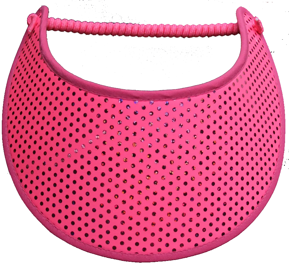 Bright Pink Glitz with Pink Dots
