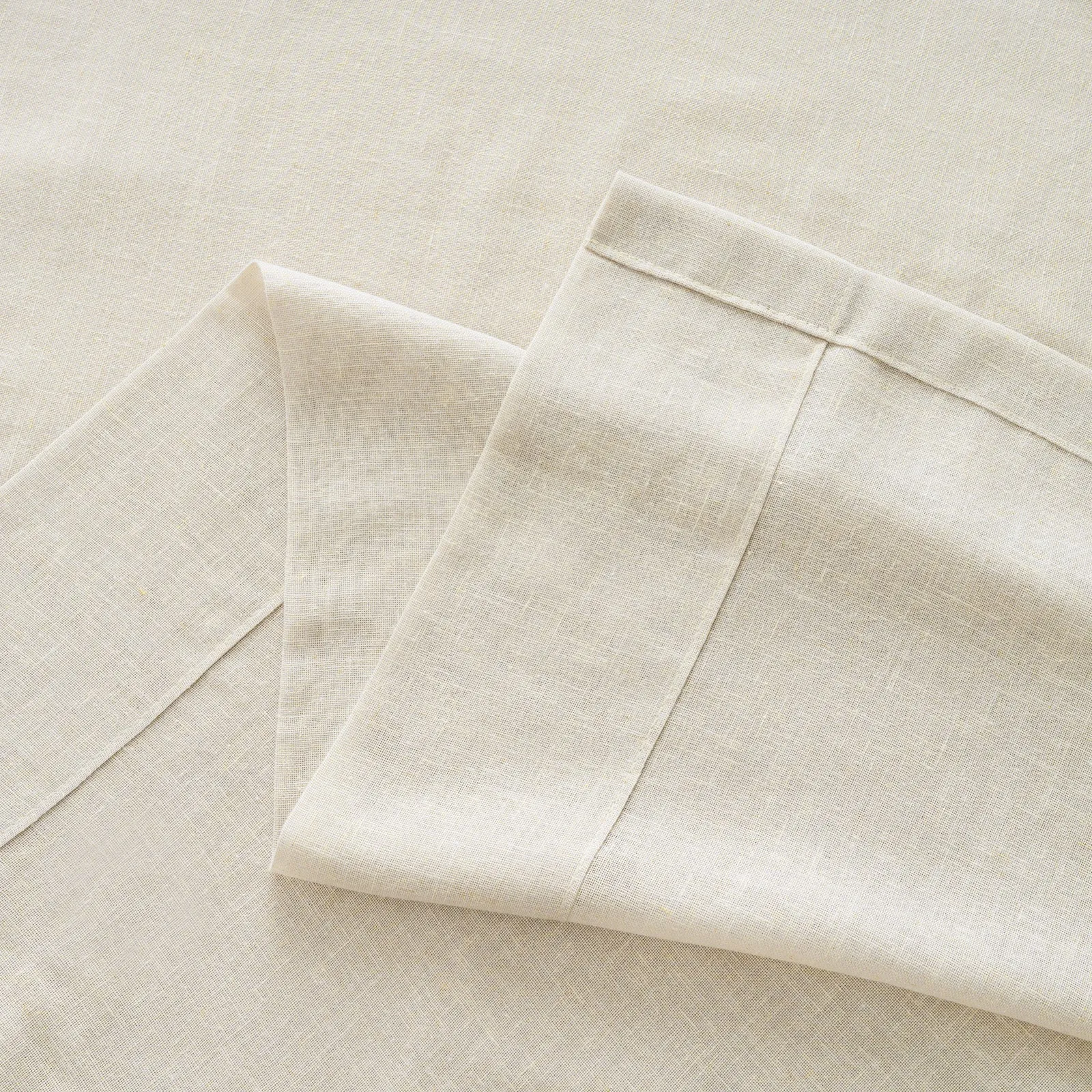 Bright White | Cloud Linen Sheer Curtains Natural Soft Breezy Custom Drapes | Pleated