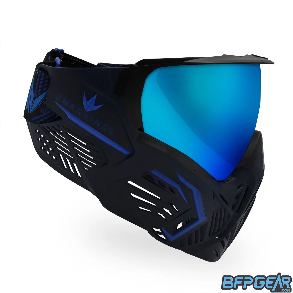 Bunkerkings CMD Paintball Mask - Midnight Azure