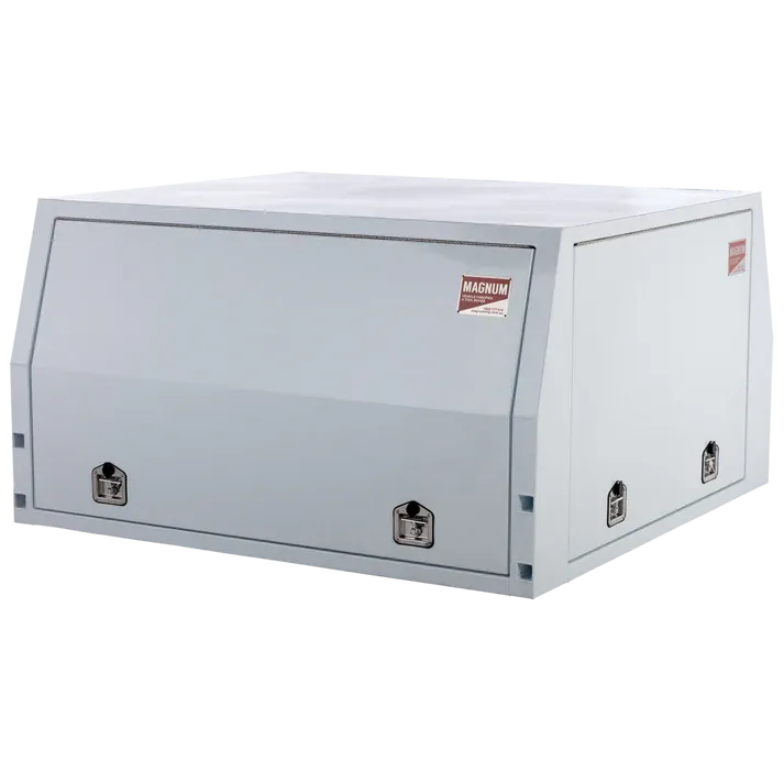 Canopy Dual Cab Aluminium Flat Plate White 1800mm x 1800mm x 1000mm