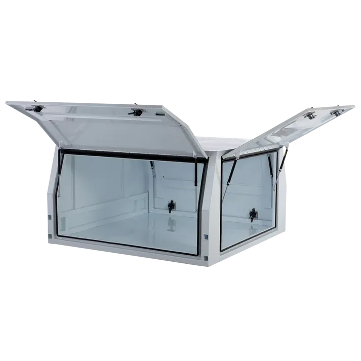 Canopy Dual Cab Aluminium Flat Plate White 1800mm x 1800mm x 1000mm