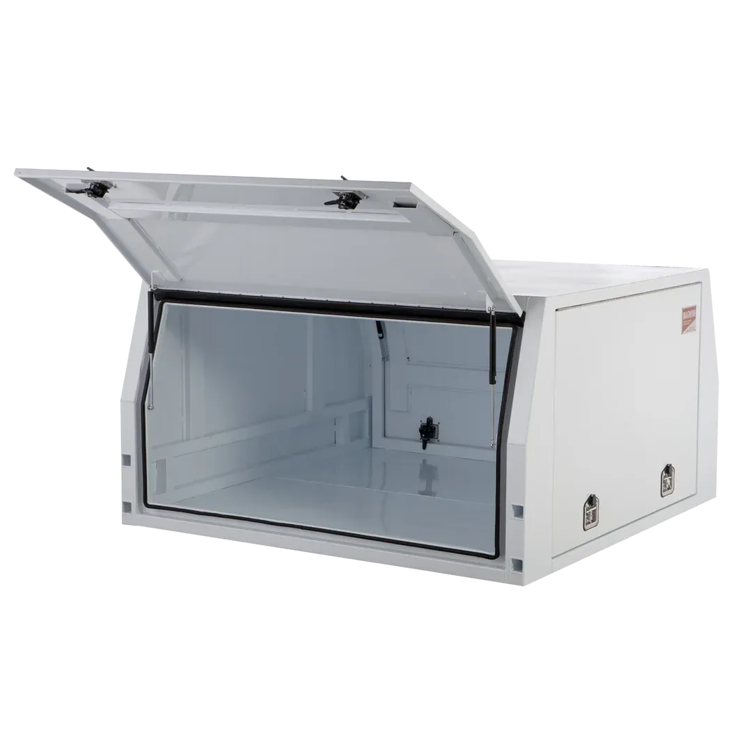 Canopy Dual Cab Aluminium Flat Plate White 1800mm x 1800mm x 1000mm