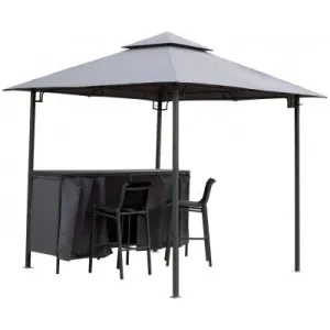 Canopy for 2.45m x 2.45m Argos Home Bar Patio Gazebo - Two Tier