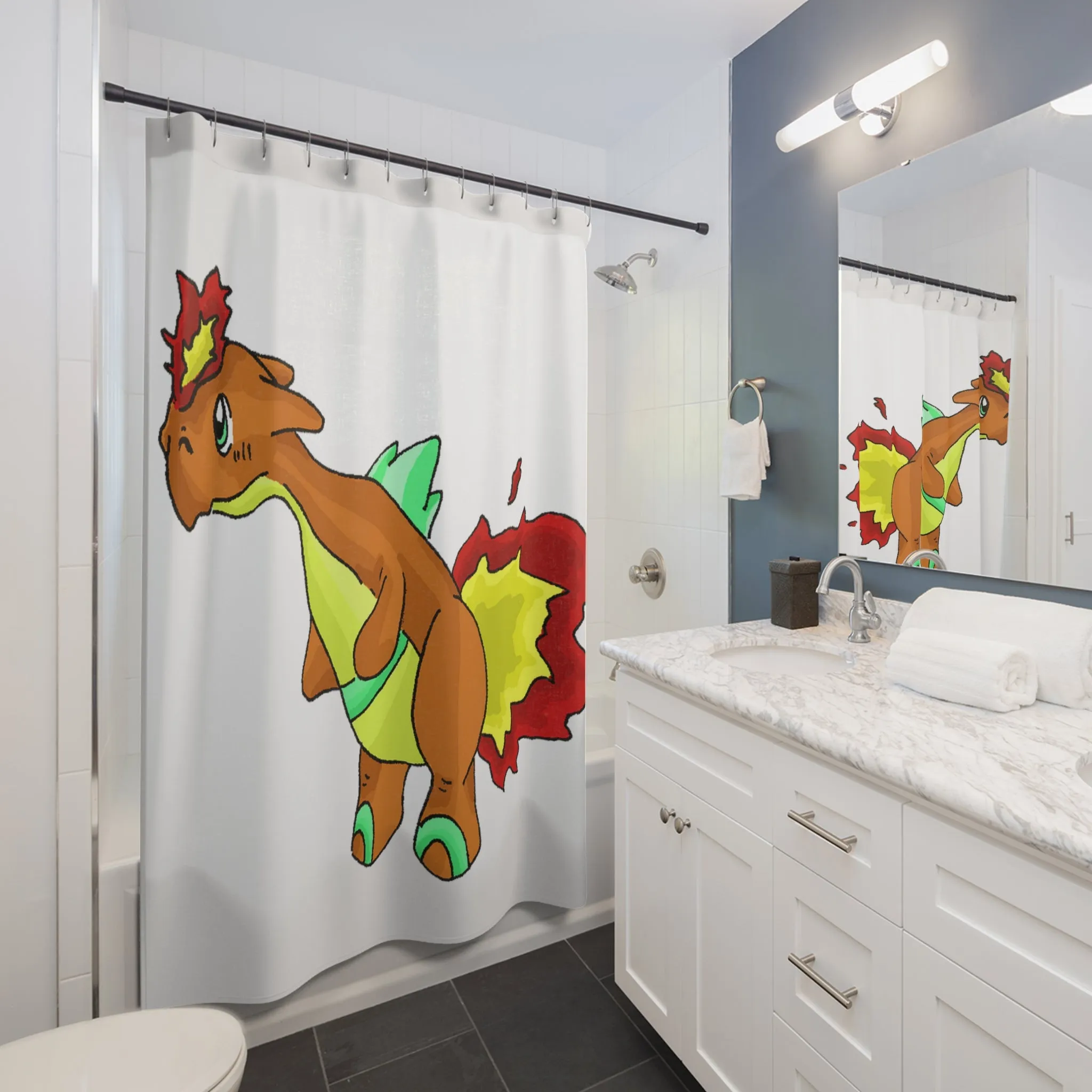 Chibiki Shower Curtains