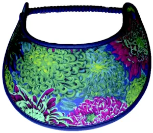 Chrysanthemums on Sun Visor