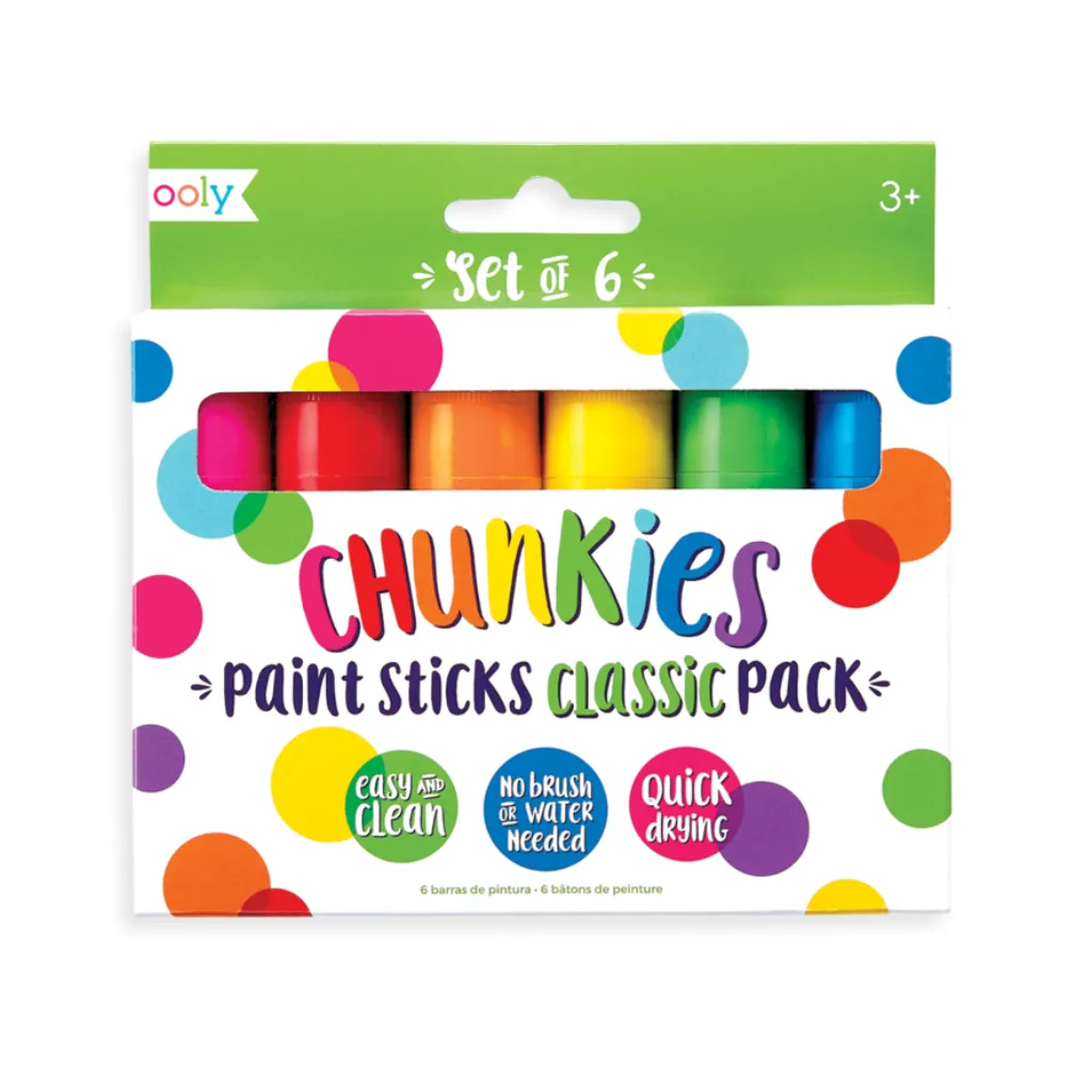 Chunkies Paint Sticks - Classic Pack - Set of 6