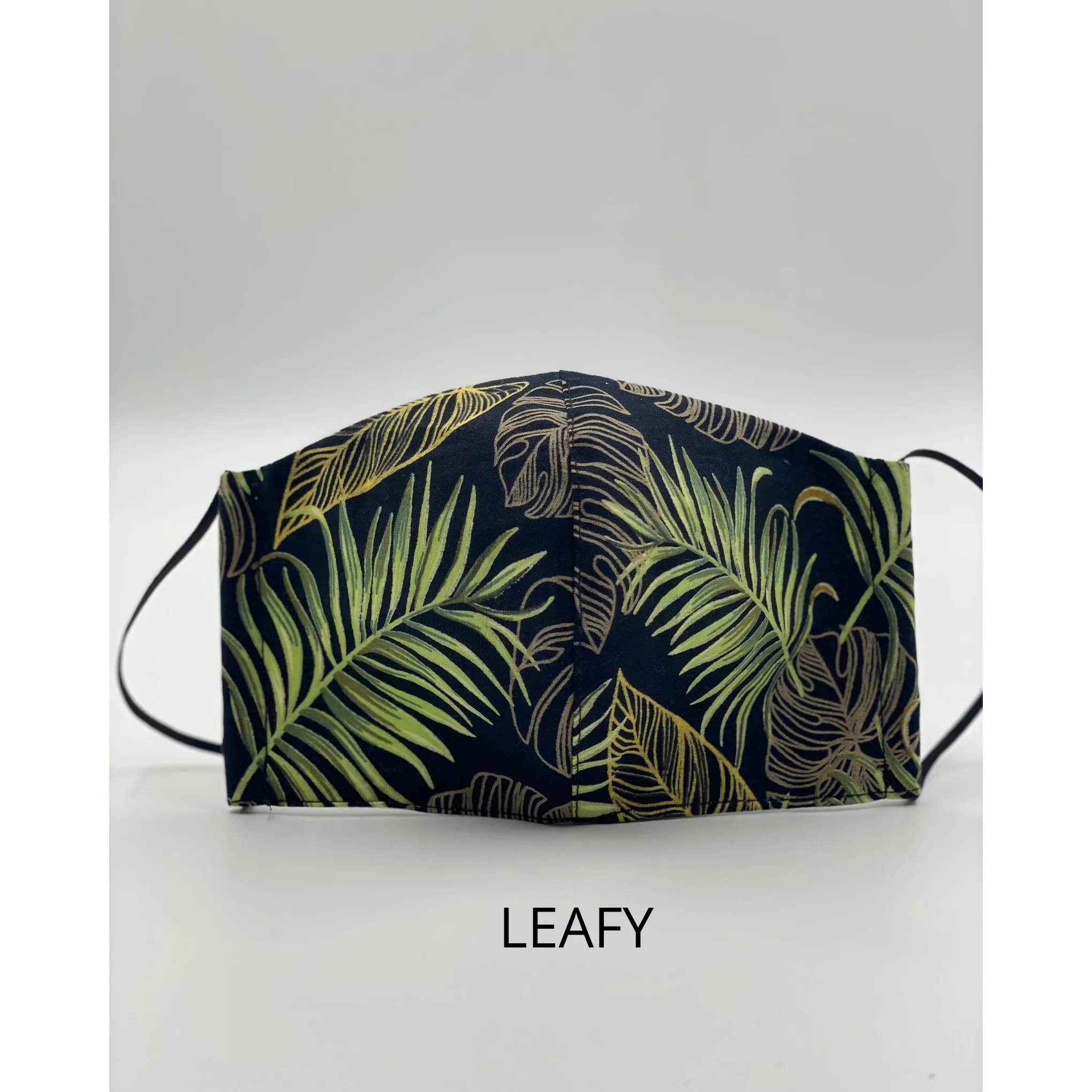 Cotton Fabric Face Mask - Leafy