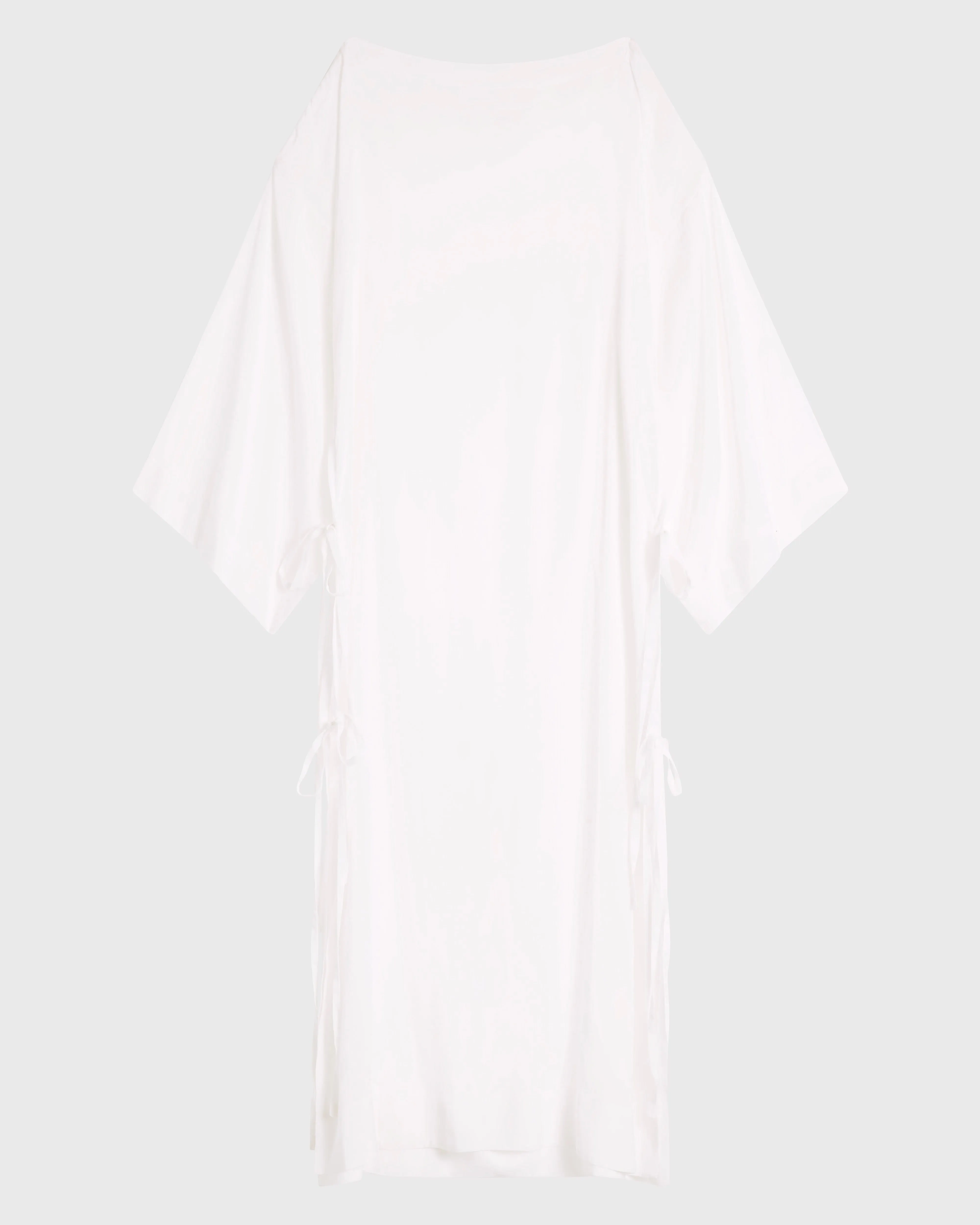 Cremona Tie Side Maxi Coverup - White