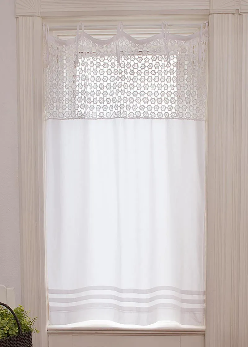 Crochet Envy Pearl Panel Curtains 63"