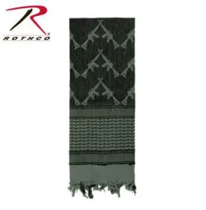 Crossed Rifles Shemagh Tactical Scarf, Foliage Green
