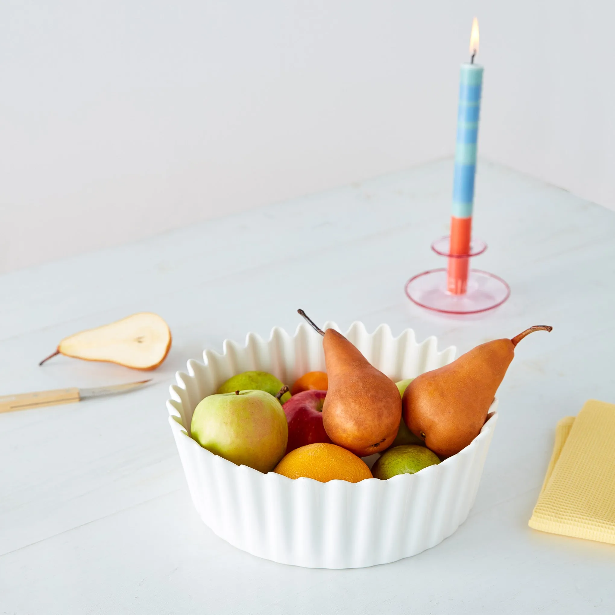Curtain Cake Stand & Serving Bowl
