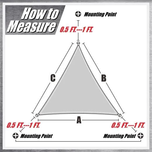 Custom Made-to-Order Waterproof Shade Sail