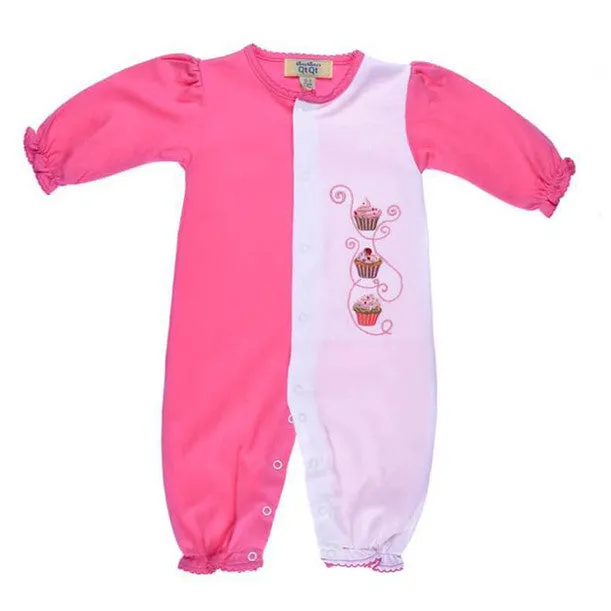 Double Shade Baby Girl Footie