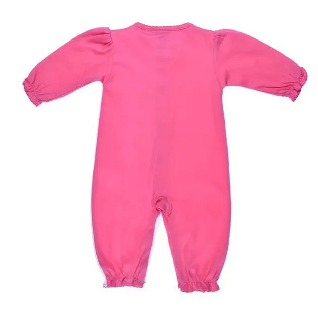 Double Shade Baby Girl Footie
