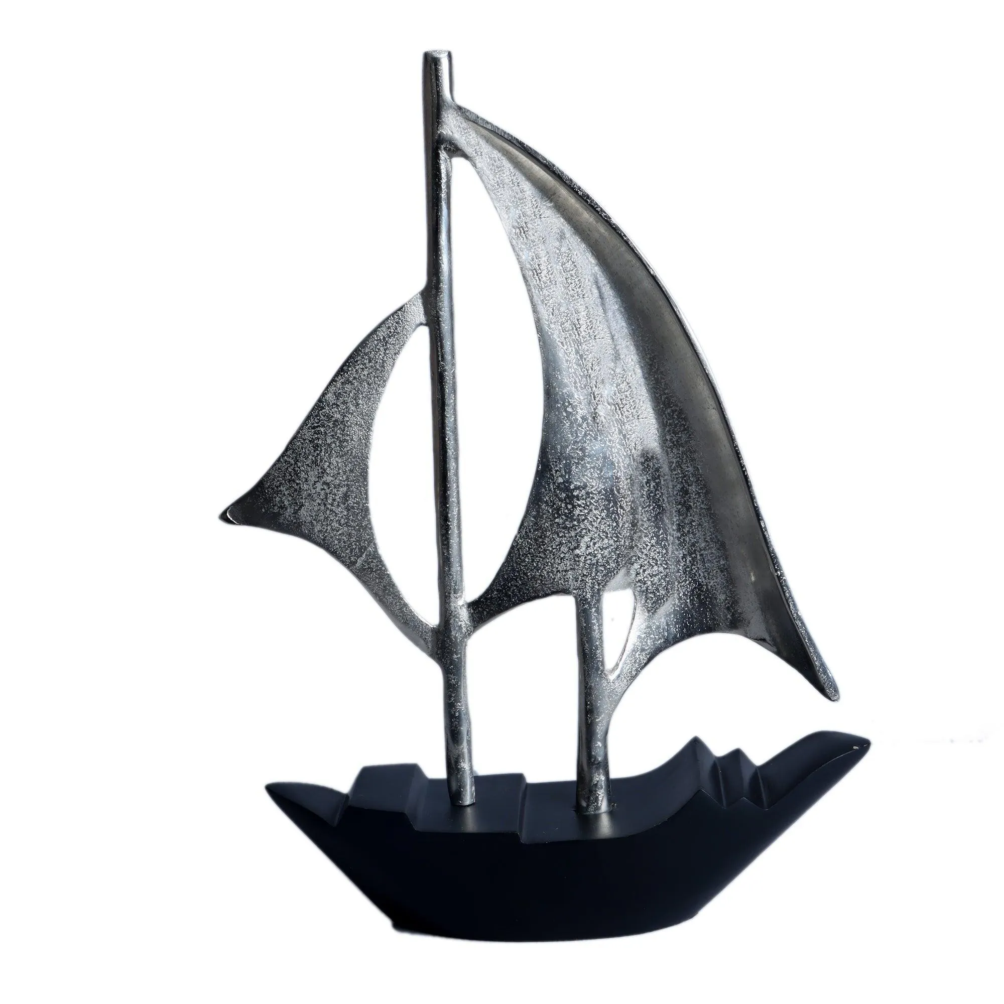 Dream Boat Large Raw Decorative Showpiece For Table Decor & Gifting
