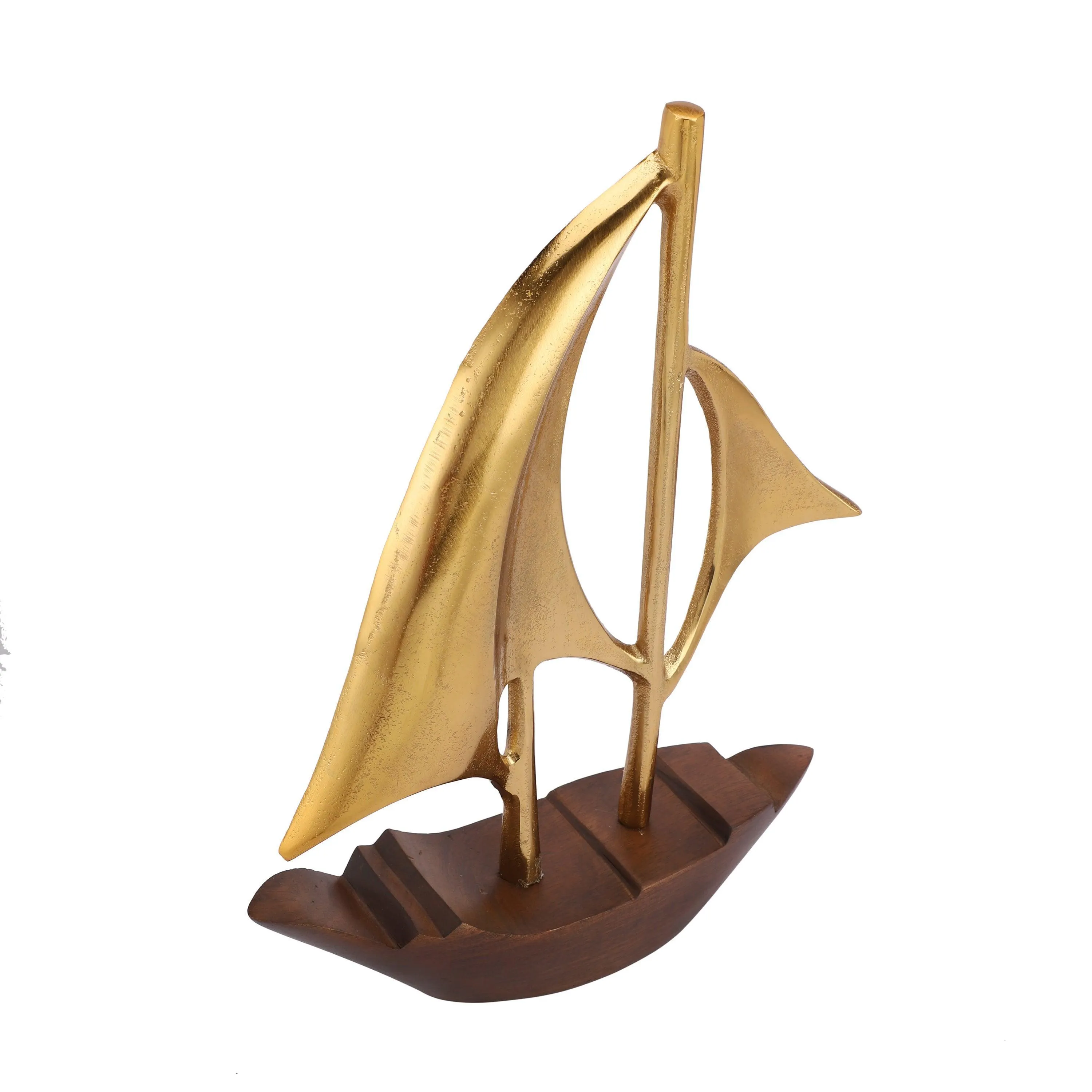 Dream Boat Large Raw Decorative Showpiece For Table Decor & Gifting