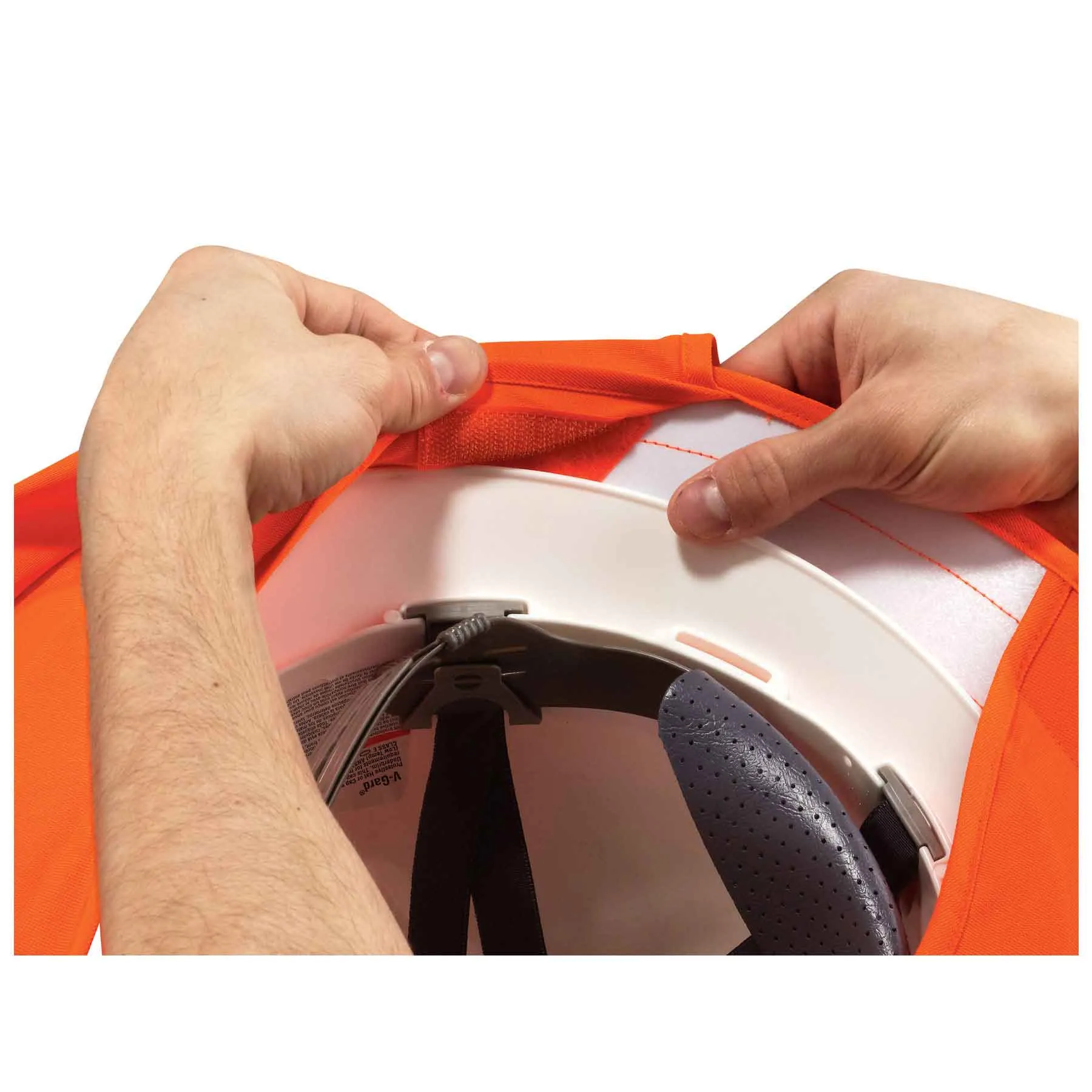 Ergodyne 12641 Chill-Its 6660 Hard Hat Brim with Shade, Orange