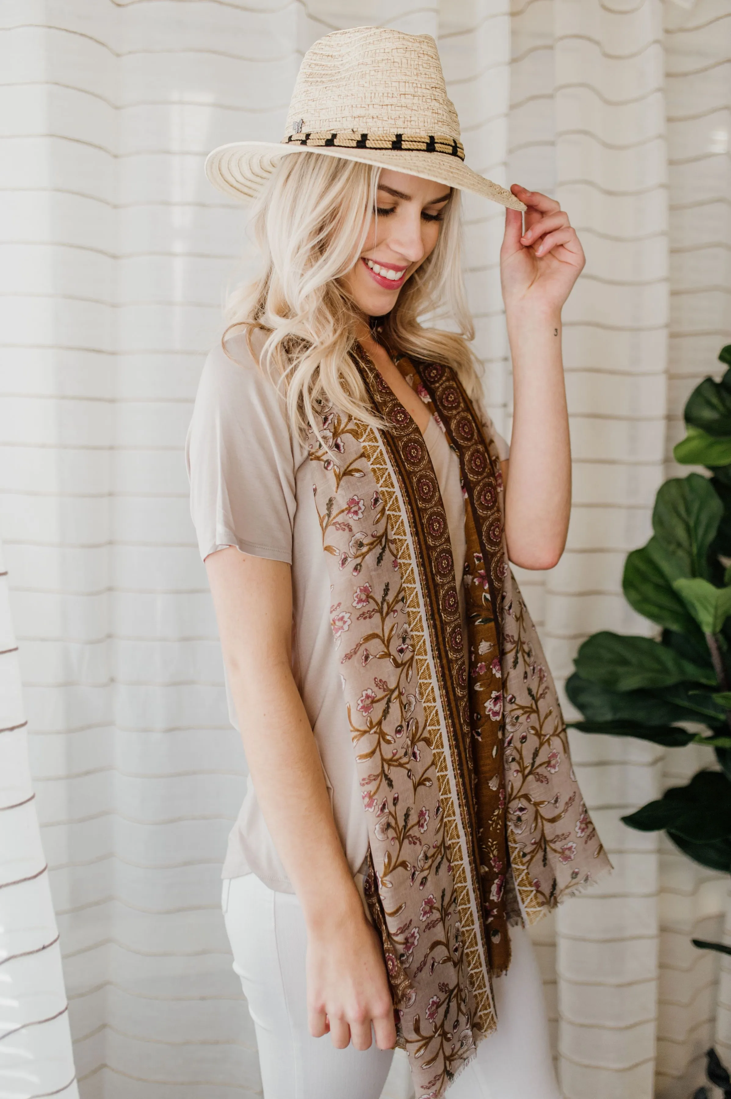 Floral Frills Scarf