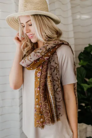 Floral Frills Scarf