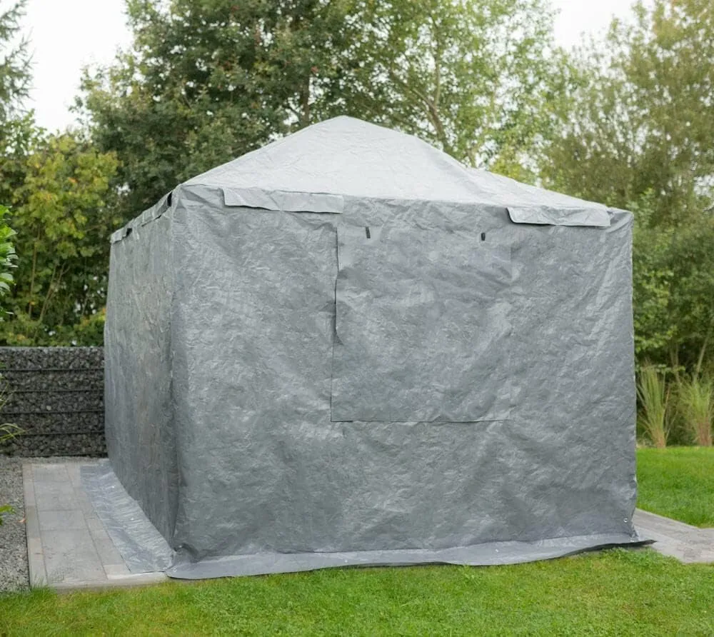 Gazebo Accessories 12' X 20' Universal Winter Cover for Outdoor Sun Shelters and Gazebos