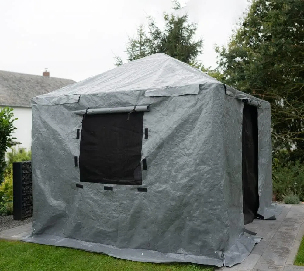 Gazebo Accessories 12' X 20' Universal Winter Cover for Outdoor Sun Shelters and Gazebos