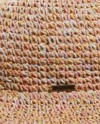 Girls Rainbow Straw Hat