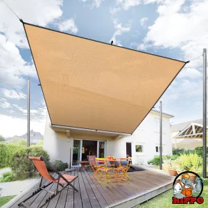 HIPPO 150 GSM Car Parking Rectangle PP Band Shade Sail