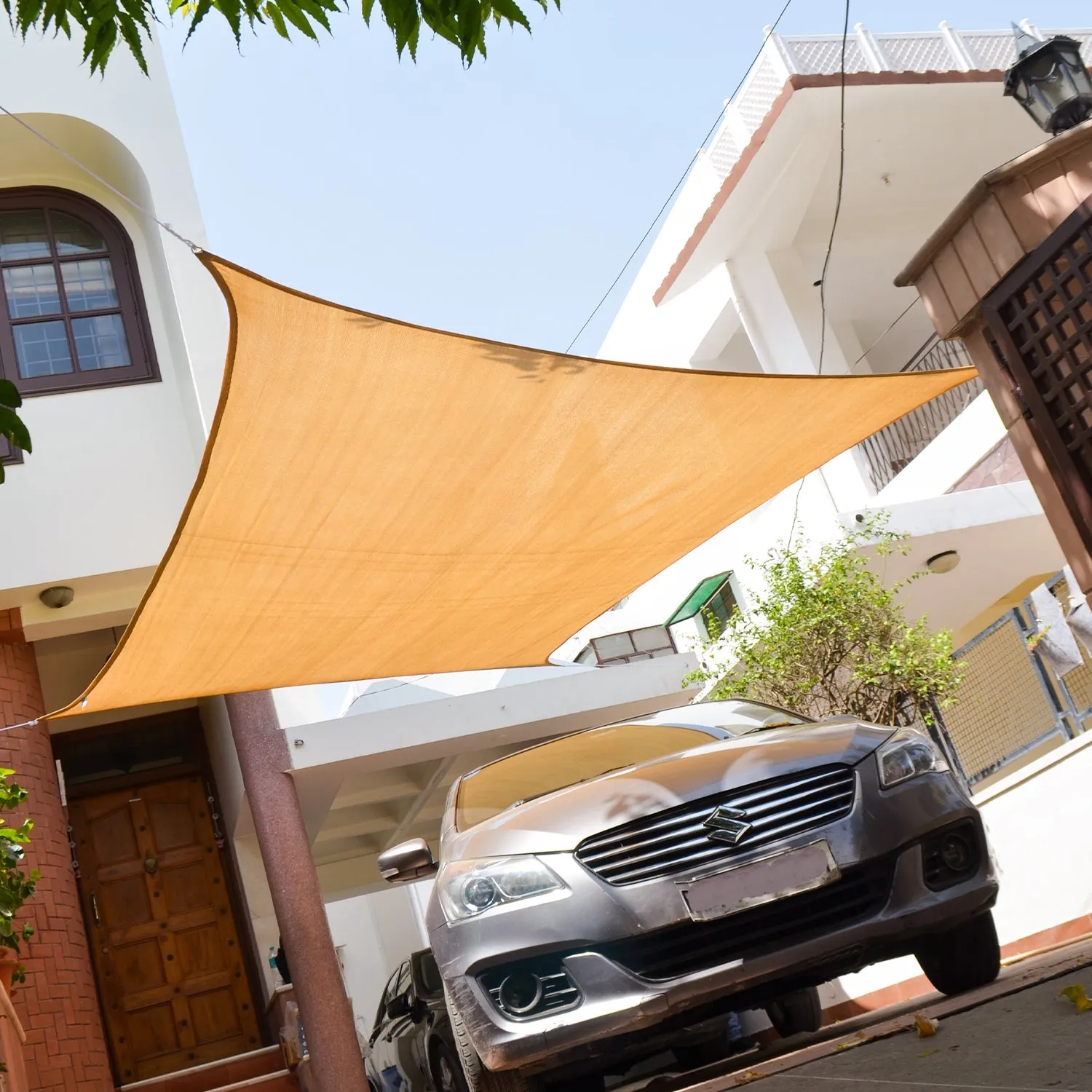 HIPPO 150 GSM Car Parking Rectangle Shade Sail