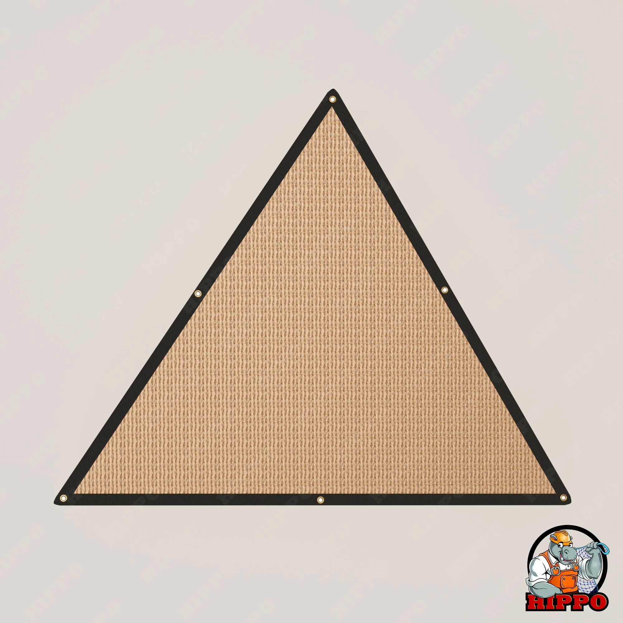 HIPPO 150 GSM Car Parking Triangle PP Band Shade Sail
