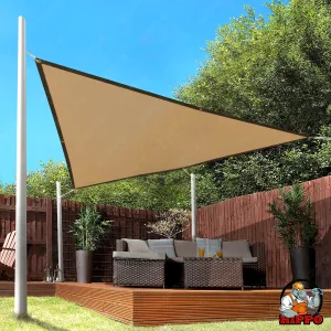 HIPPO 150 GSM Car Parking Triangle PP Band Shade Sail