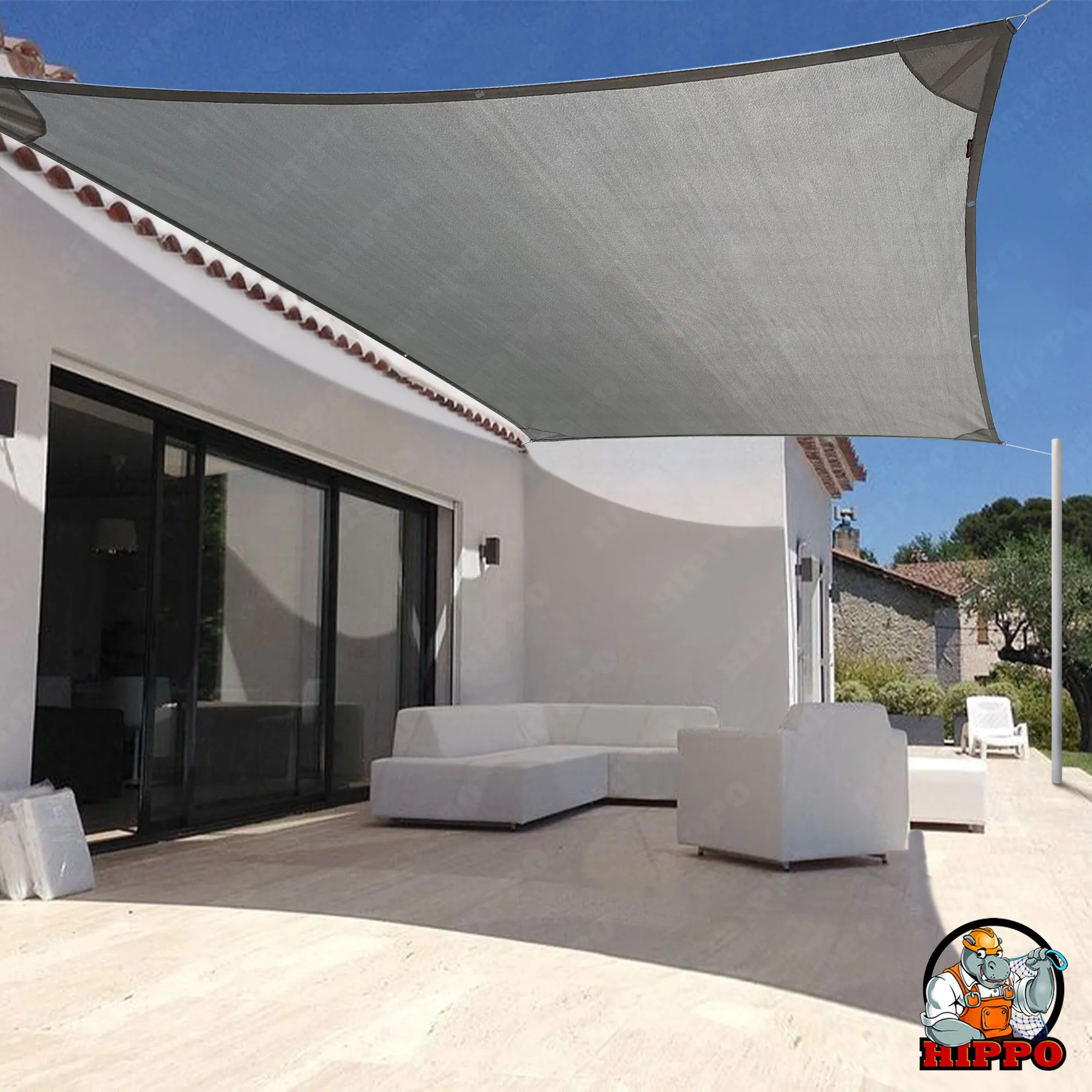 HIPPO Waterproof Sun Shade Sails