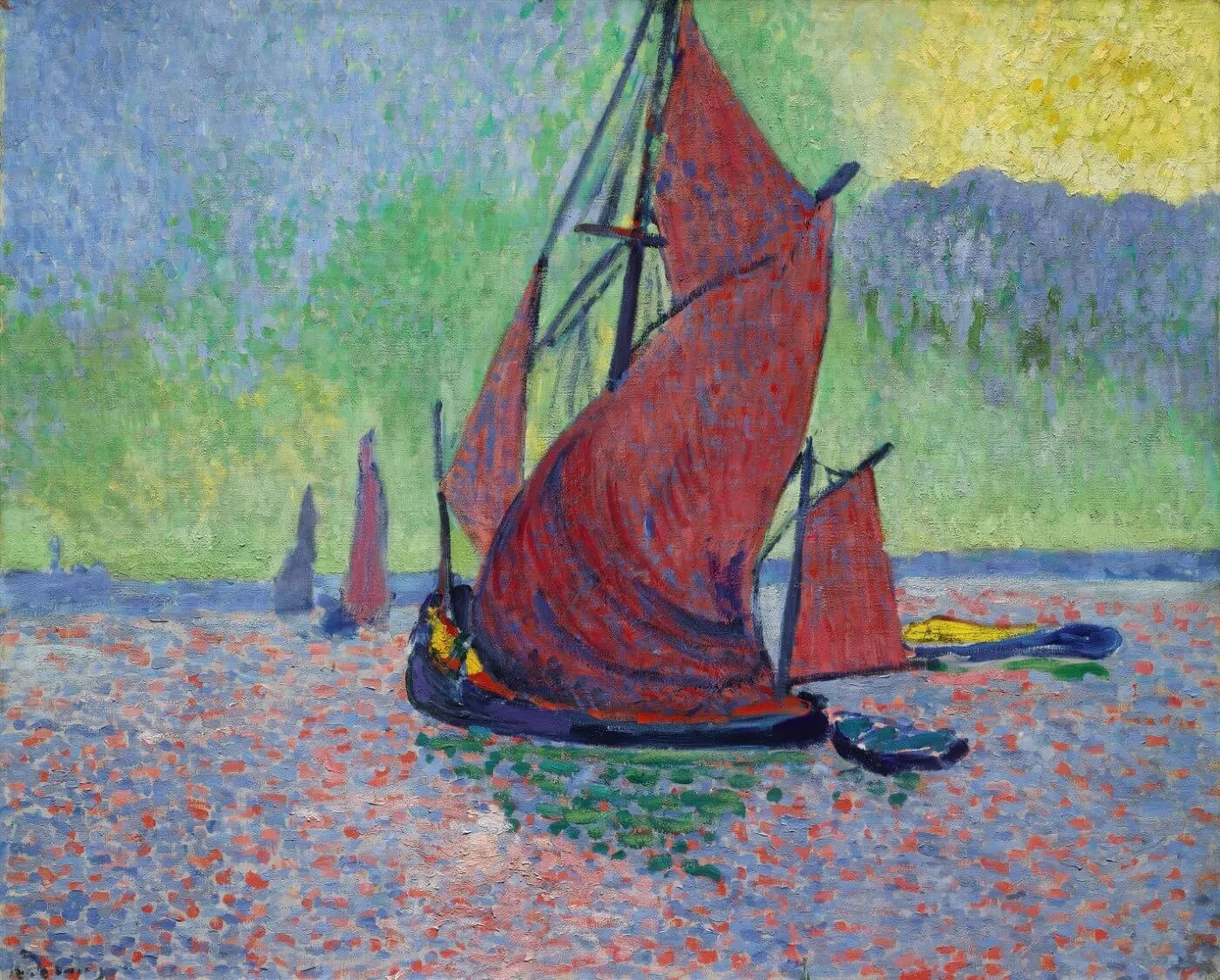 Les Voiles rouges - The Red Sails