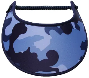 M706 Camo Sun Visor in Shades of Blue with Blue