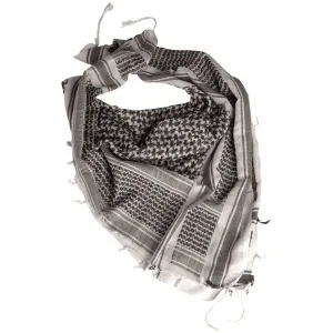 Mil-Tec Shemagh Head Scarf White / Black