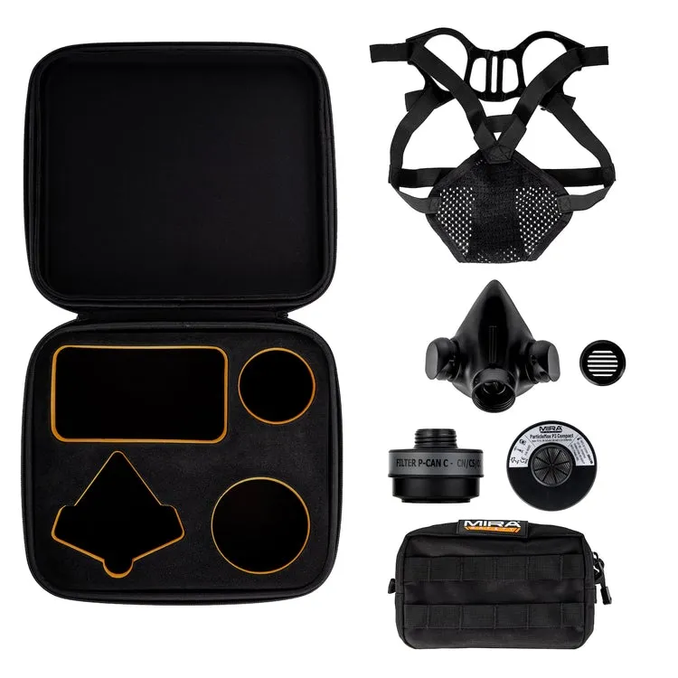 MIRA TAPRKIT-1 Tactical Air-Purifying Respirator (TAPR) Respirator Kit