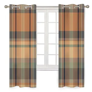 Moody Plaid Curtains