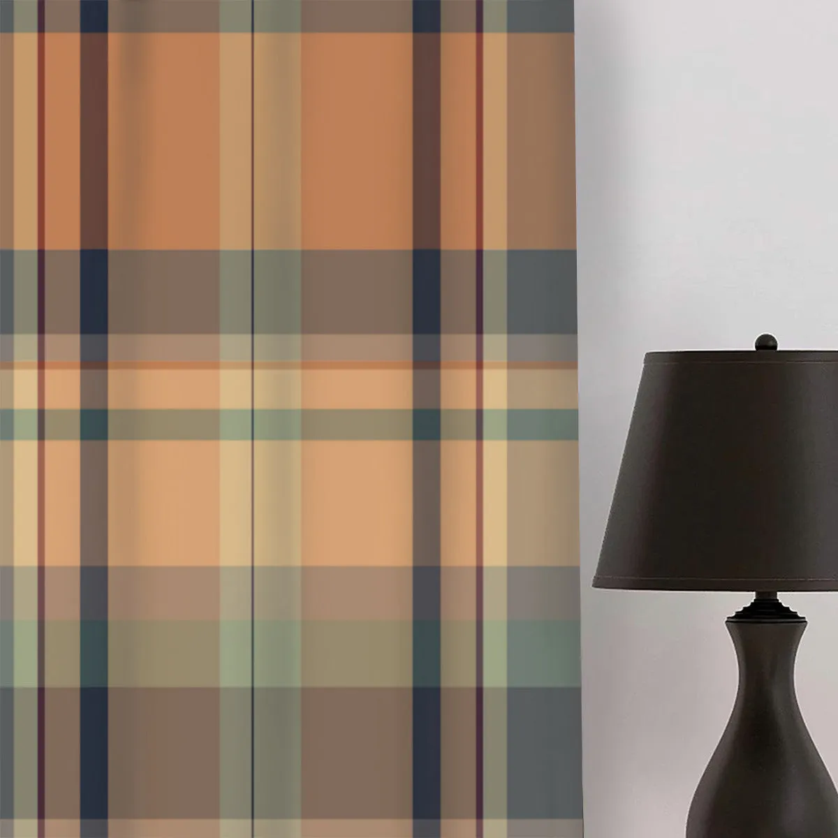 Moody Plaid Curtains