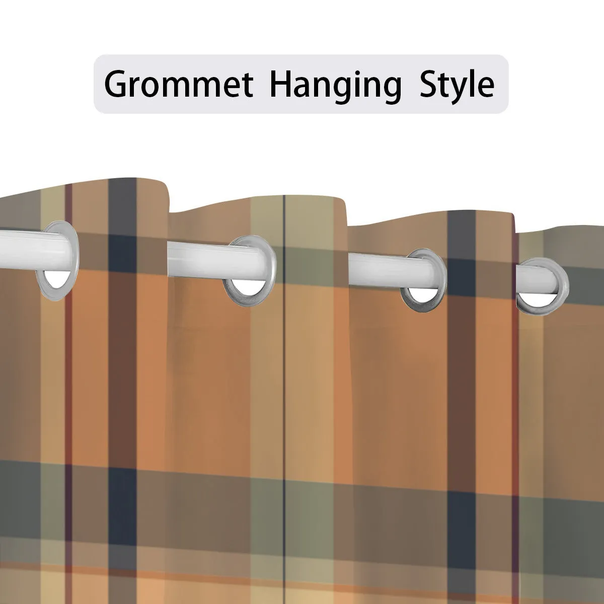 Moody Plaid Curtains